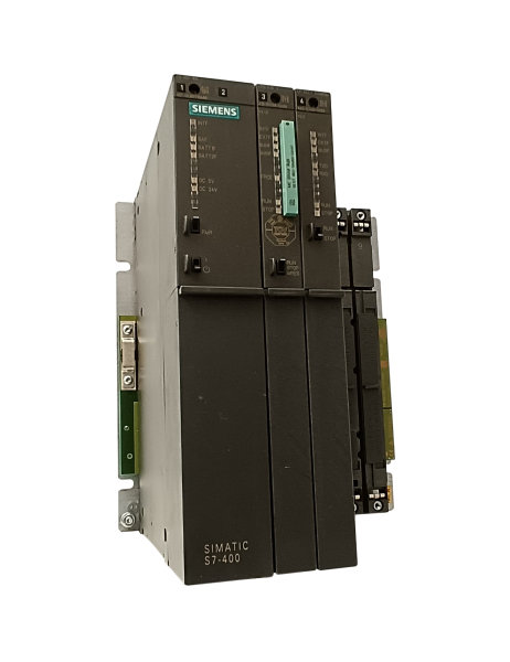 Siemens SIMATIC S7-400 CPU 416F-2 6ES7416-2FN05-0AB0, CP443-1, PS407 10A