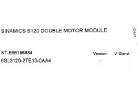 Siemens SINAMICS S120 Double Motor 6SL3120-2TE13-0AA4 New