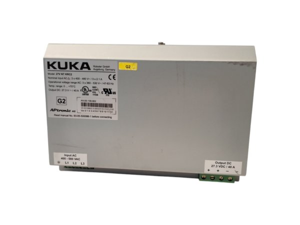 KUKA 27V NT KRC2 power supply 00-109-802