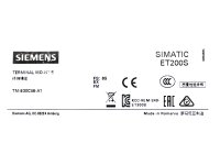 Siemens SIMATIC DP 6ES7193-4CF50-0AA0 Terminalmodul TM-E30C46-A1 für ET 200S NEU