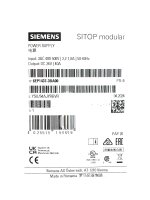 Siemens SITOP modular 40 A stabilized power supply...