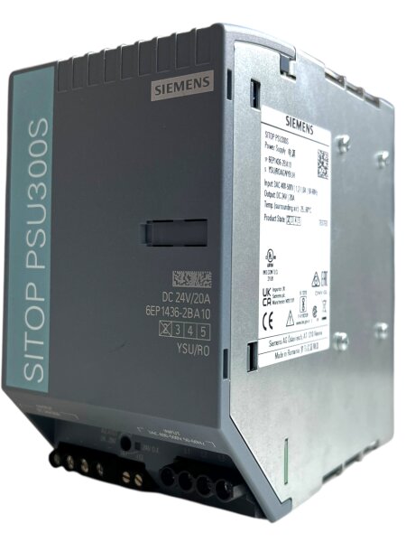 Siemens SITOP PSU300S 20A 6EP1436-2BA10 Stromversorgung NEU