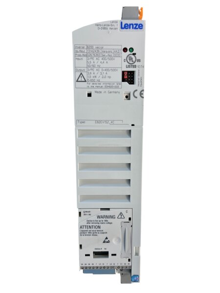 Lenze 8200 Vector E82EV152_4C PN:13142439 Frequenzumrichter