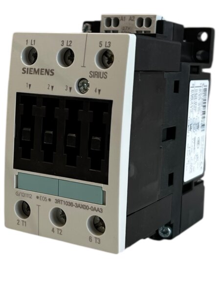 Siemens SIRIUS 3RT1036-3AX00-0AA3 Power Contactor