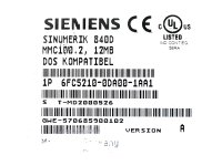 Siemens SINUMERIK 6FC5210-0DA00-1AA1 FM-NC/810D/DE/840D/DE MMC 100.2