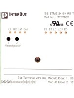 Phoenix Contact InterBus STME Terminal Block Interface Modules 24 BK RB-T PN: 2752932+2753504