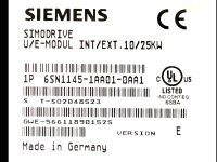 Siemens SIMODRIVE 611 6SN1145-1AA01-0AA1 Einspeisemodul