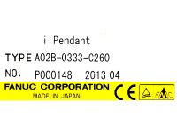 FANUC A02B-0333-C260 teach pendant