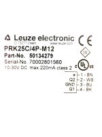 Leuze PRK25C/4P-M12 PN: 50134279 Polarized retro-reflective photoelectric sensor NEW