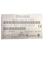Siemens SIMATIC OP7-DP12 6AV3607-1JC30-0AX1 Operator Panel