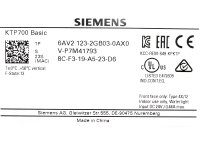 Siemens SIMATIC HMI KTP700 Basic 6AV2123-2GB03-0AX0 Panel New