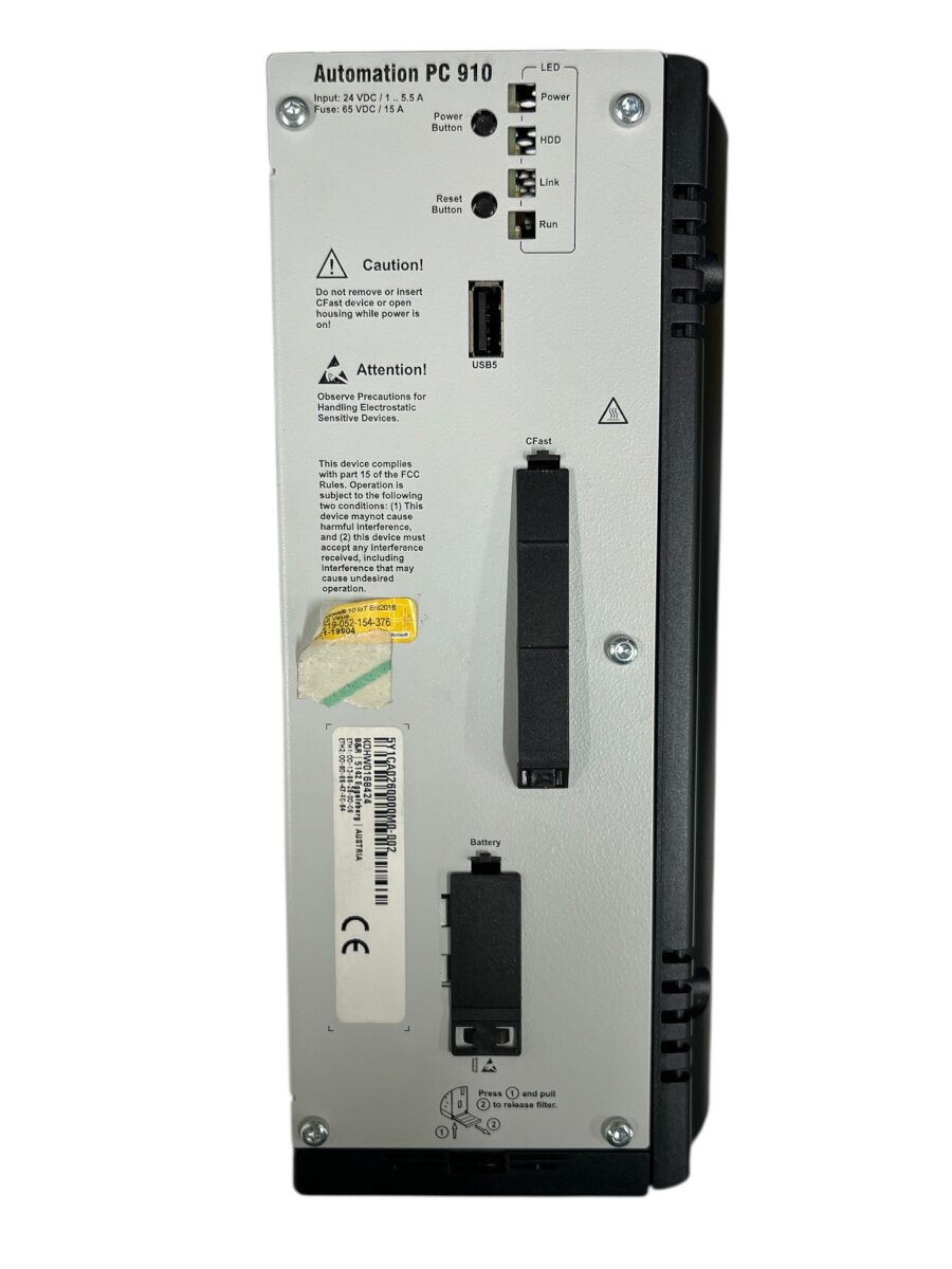 B&R Automation PC 910 5PC910.SX01-00 REV.K5, 1.100,00