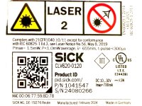 SICK CLV620-0120 PN: 1041547 Barcode Scanner