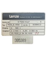 Lenze Servo Drive 9222_E.V002 – 9200 Series, AC...