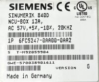 Siemens SINUMERIK 840D 6FC5247-0AA00-0AA2 NCU BOX For Installation 13A