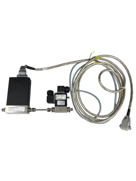 MKS 1179BX23CM1BVSPC1 / Viton 1000sccm / CO2 Digital Mass Flow Controller + bürkert 0330 G1/4