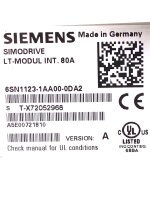 Siemens SIMODRIVE 611 6SN1123-1AA00-0DA2 Leistungsmodul