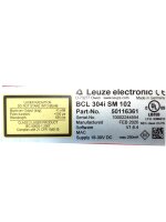 Leuze BCL 304i SF 102 PN: 50116361 Stationary Barcode Reader