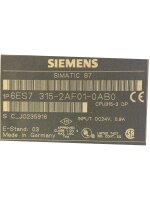 Siemens SIMATIC S7-300 6ES7315-2AF01-0AB0 CPU 315-2 DP Zentralbaugruppe