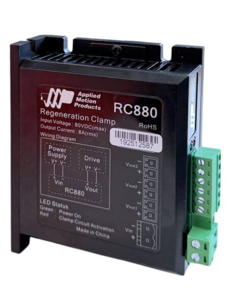 Applied Motion Products RC880 Regeneration Clamp – Braking Module for Stepper & Servo Drives NEW
