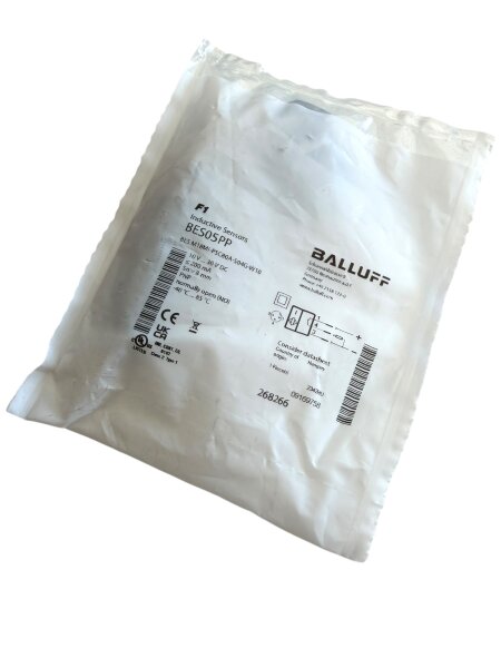 Balluff BES05PP 268266 Magnetfeldfester induktiver Sensor, M18, 8  mm, PNP-NO NEU