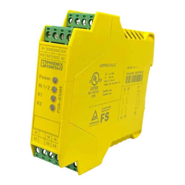 Phoenix Contact PSR-SCP-24UC / ESM4 / 2X1 / 1X2 PN: 2963718 Safety Relais 24V