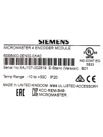 Siemens MICROMASTER 440 6SE6440-2UC22-2BA1 + 6SE6400-1PB00-0AA0 + 6SE6400-0EN00-0AA0 Frequency inverter