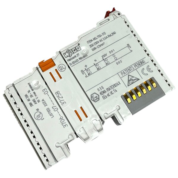 WAGO I/O-System 750 PN: 750-501 2-Kanal-Digitalausgang; DC 24 V; 0,5 A